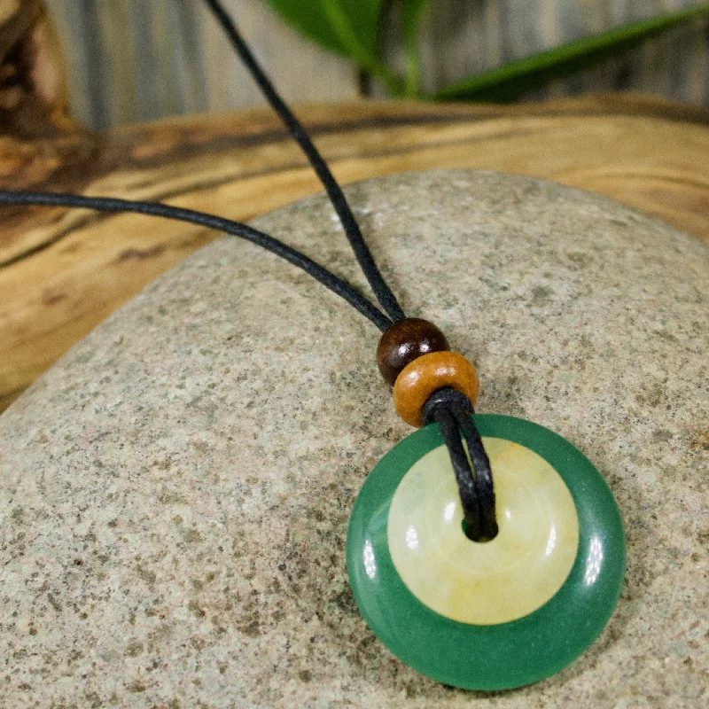 beautiful necklaces for bridesmaids -Butterscotch Jasper and Green Aventurine Destiny Duo