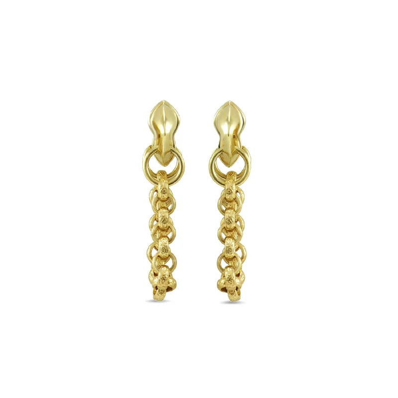 trendy earrings for women -Reign Earring Short - 18K Gold Vermeil