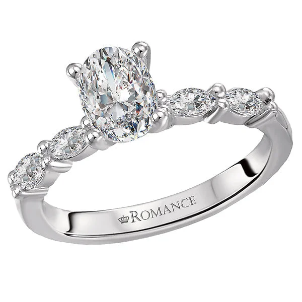 engagement rings with unique designs -Classic Semi-Mount Diamond Ring