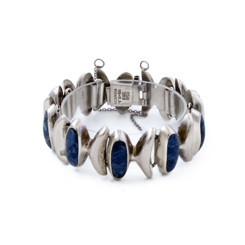 trendy bracelet bangles -Panelled Taxco Sodalite Bracelet