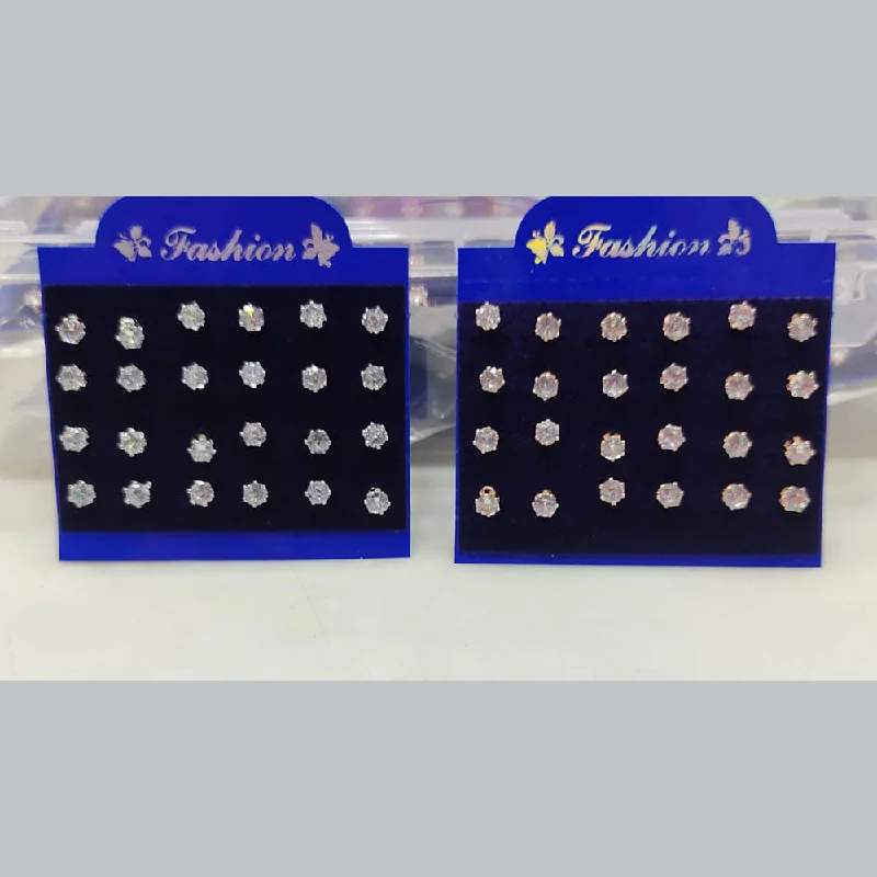 handmade earrings for women -Tip Top Jewellers Crystal Stone Stud Earrings