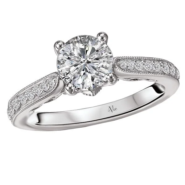 best engagement rings for women -Classic Semi-Mount Diamond Ring