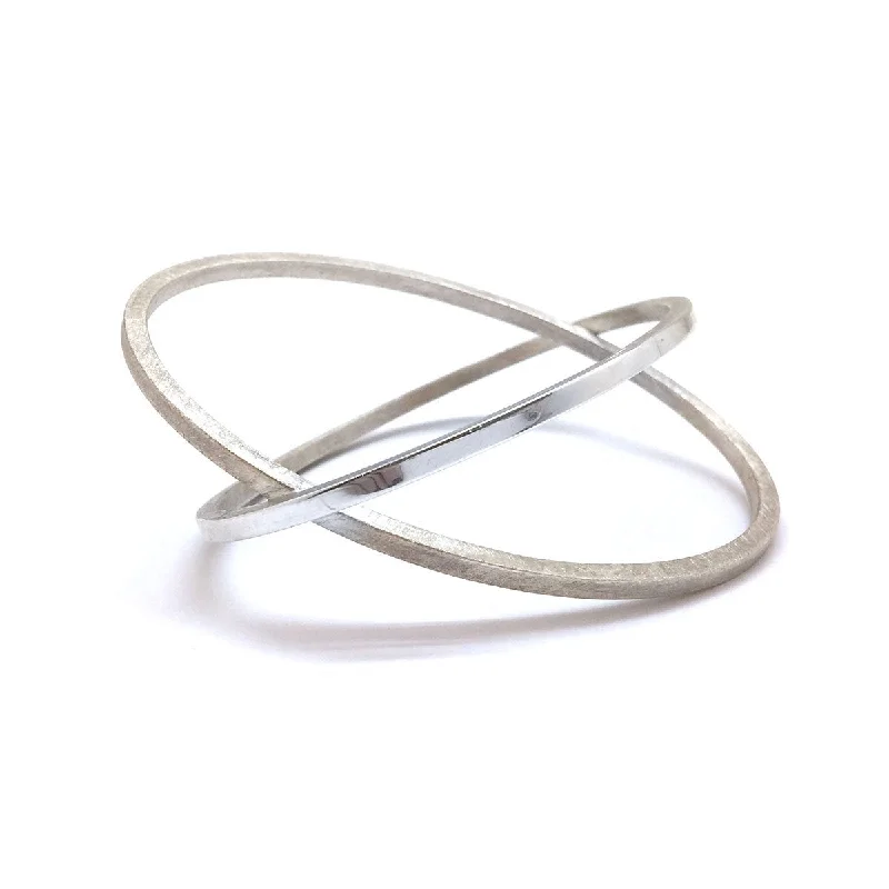 women’s party bracelets -Orbital Bracelet - Silver