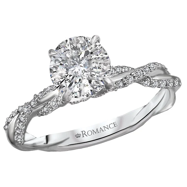 affordable vintage engagement rings -Classic Semi-Mount Diamond Ring