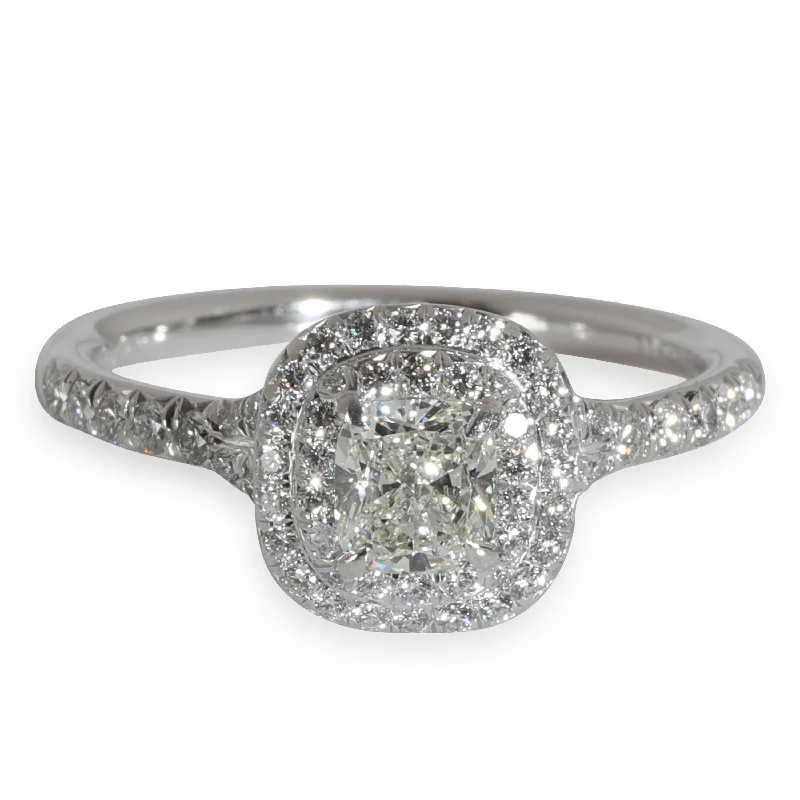 solitaire engagement rings -Tiffany & Co. Soleste Engagement Ring in  Platinum I VVS1 0.84 CTW