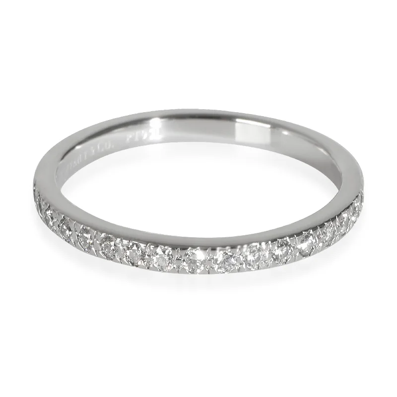 platinum engagement rings -Tiffany & Co. Novo Band in  Platinum 0.16 CTW