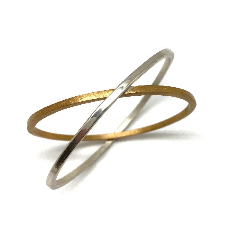 women’s casual bracelets -Orbital Bracelet - Gold and Silver