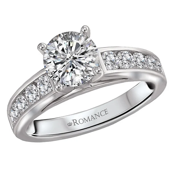 exquisite engagement rings -Classic Semi-Mount Diamond Ring