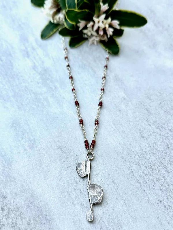 long chain necklaces -Fiddlehead Necklace