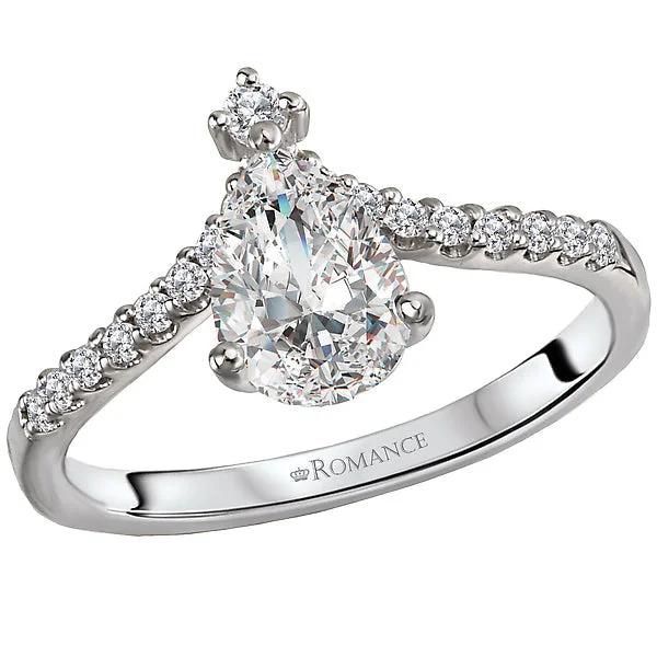 heirloom quality engagement rings -Diamond Semi-Mount Engagement Ring