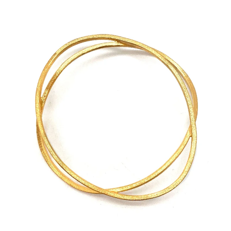 bracelet bangles set -Golden Orbital Bracelet