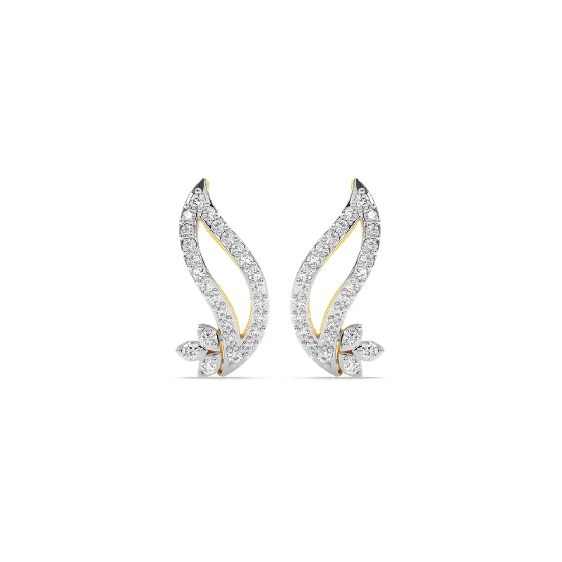 women’s gold drop earrings -Anvi Earring