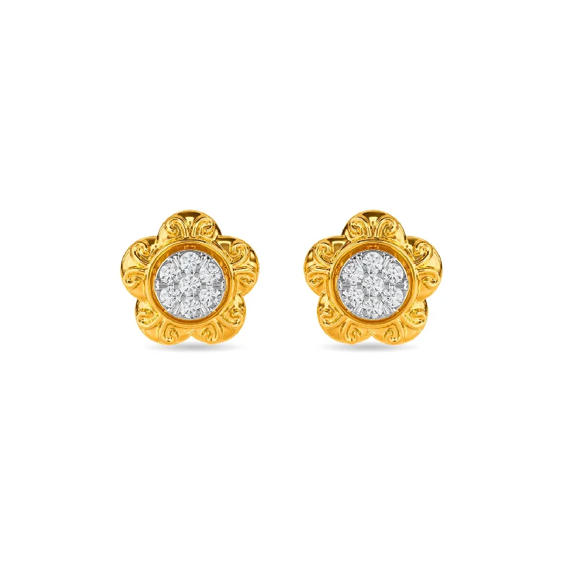 designer crystal earrings -Tomaz Earring